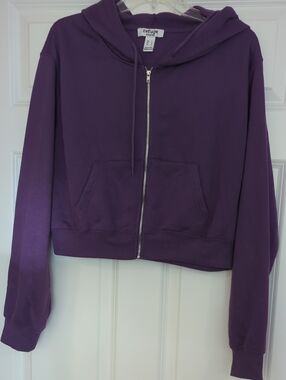 refuge Purple Zip-Up Hoodie